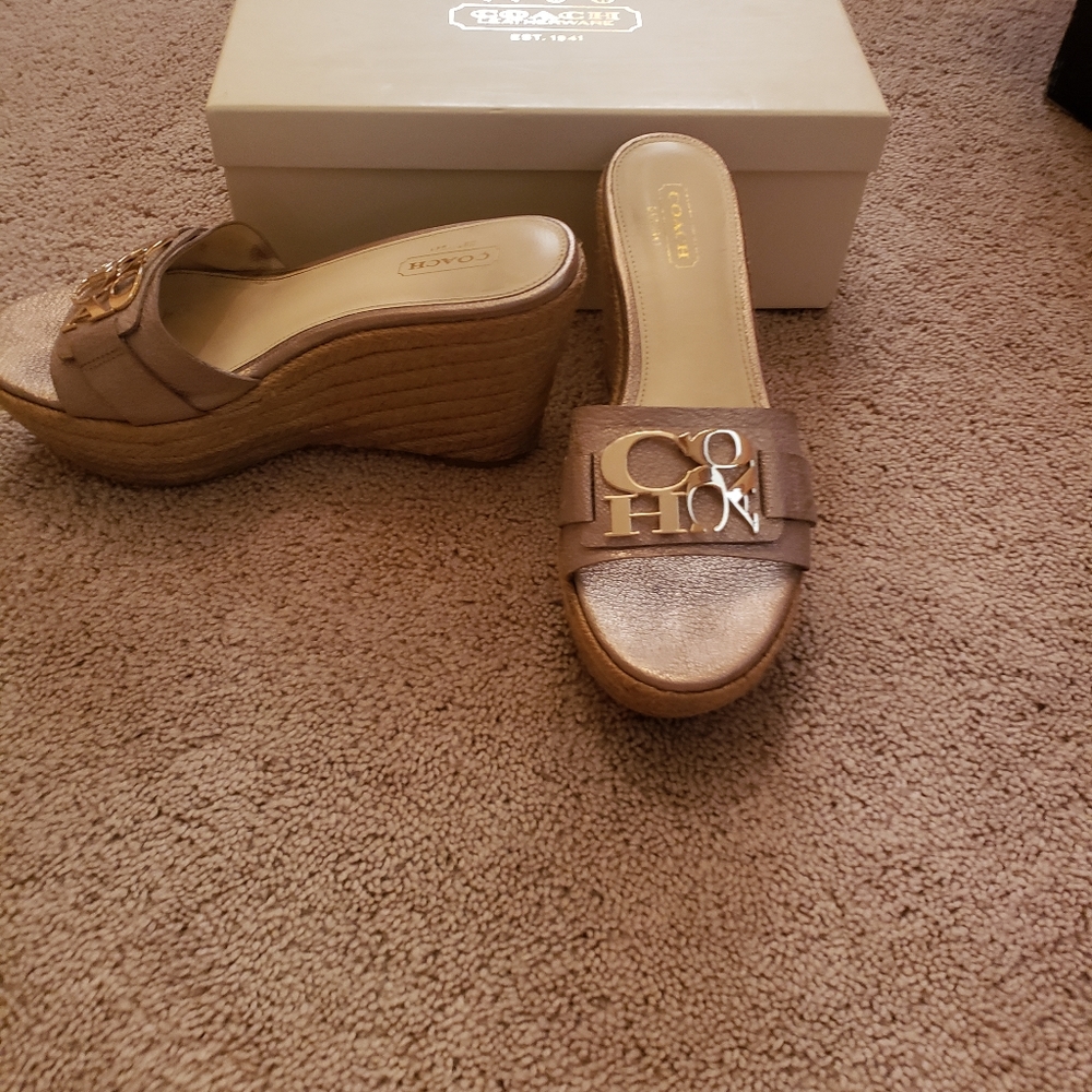 Coach women's wedge shoes - Picture 3 of 3